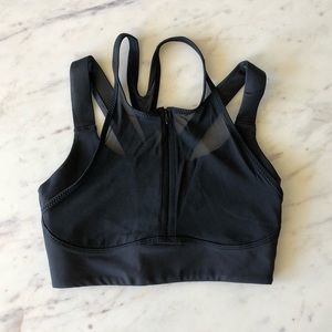 Lululemon Ready, Set, Sweat zip mesh Sports Bra